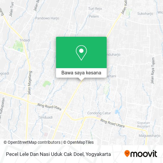 Peta Pecel Lele Dan Nasi Uduk Cak Doel