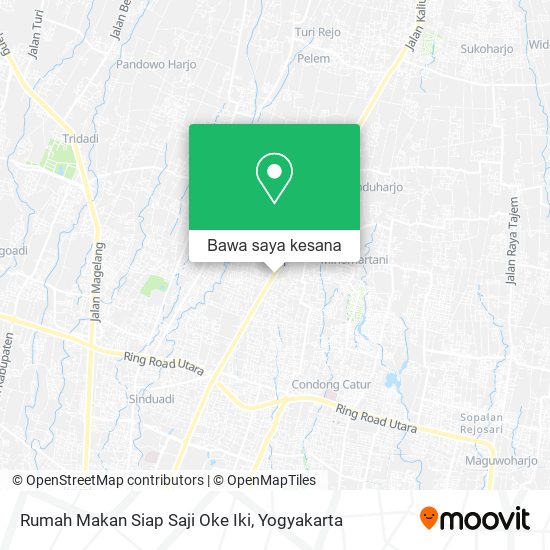 Peta Rumah Makan Siap Saji Oke Iki