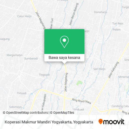 Peta Koperasi Makmur Mandiri Yogyakarta