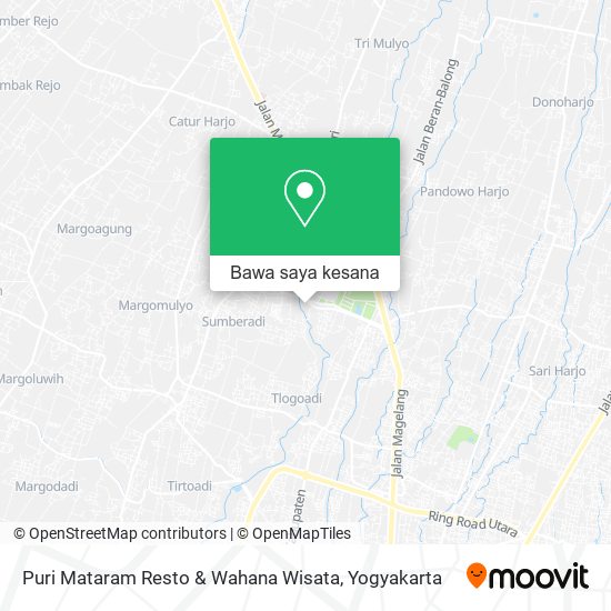 Peta Puri Mataram Resto & Wahana Wisata