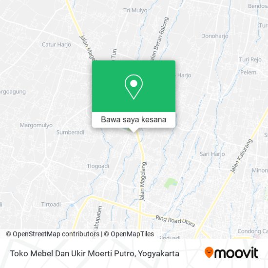 Peta Toko Mebel Dan Ukir Moerti Putro