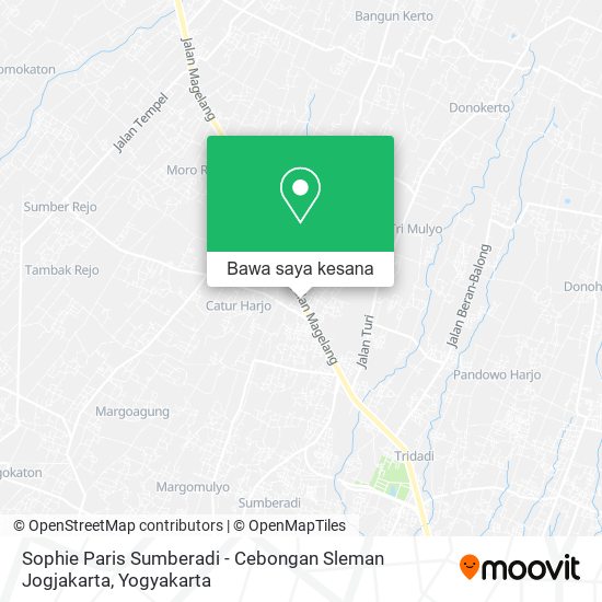 Peta Sophie Paris Sumberadi - Cebongan Sleman Jogjakarta