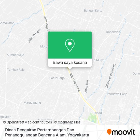 Peta Dinas Pengairan Pertambangan Dan Penanggulangan Bencana Alam