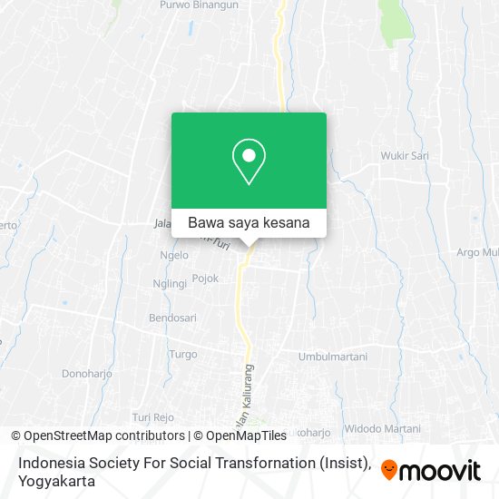 Peta Indonesia Society For Social Transfornation (Insist)