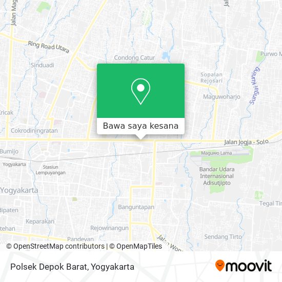 Peta Polsek Depok Barat