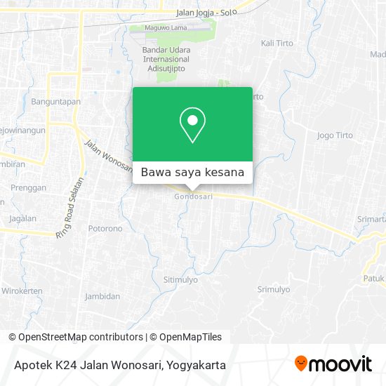 Peta Apotek K24 Jalan Wonosari