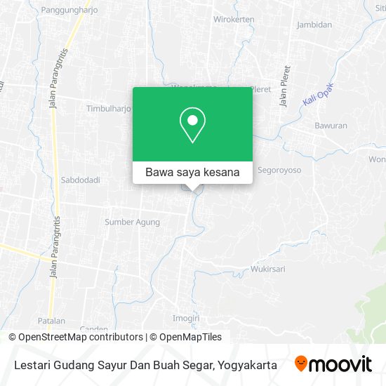 Peta Lestari Gudang Sayur Dan Buah Segar