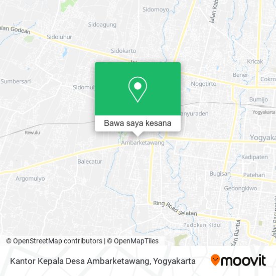 Peta Kantor Kepala Desa Ambarketawang