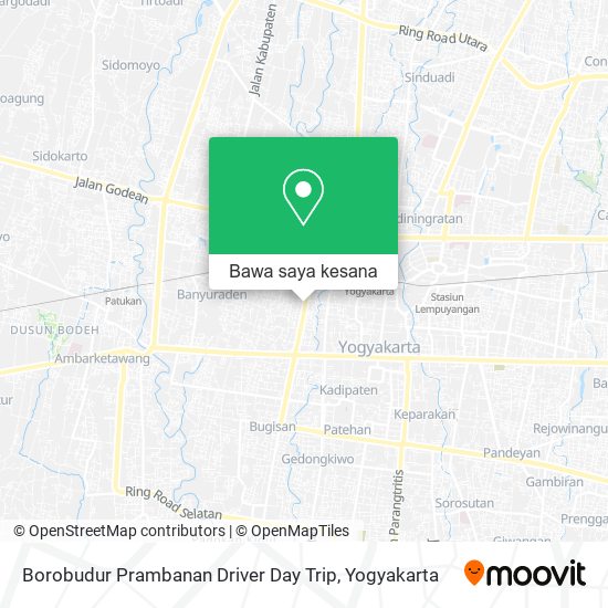 Peta Borobudur Prambanan Driver Day Trip