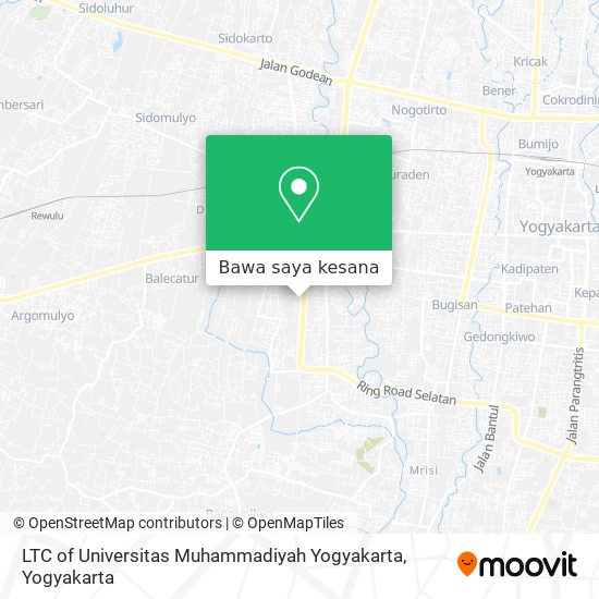 Peta LTC of Universitas Muhammadiyah Yogyakarta
