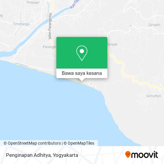 Peta Penginapan Adhitya