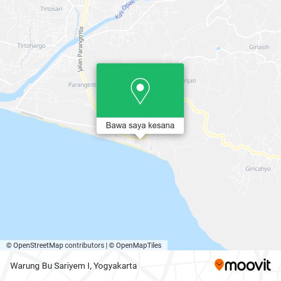 Peta Warung Bu Sariyem I