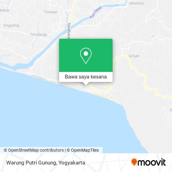 Peta Warung Putri Gunung