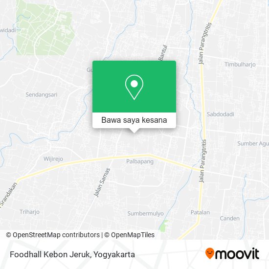 Peta Foodhall Kebon Jeruk