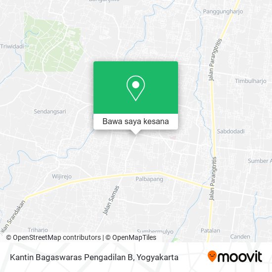 Peta Kantin Bagaswaras Pengadilan B