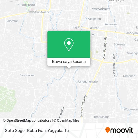 Peta Soto Seger Baba Fian