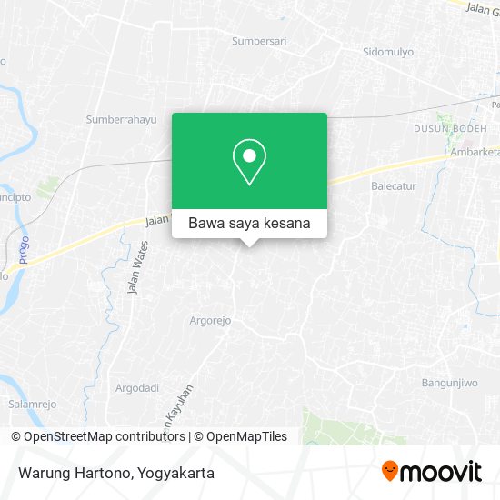 Peta Warung Hartono