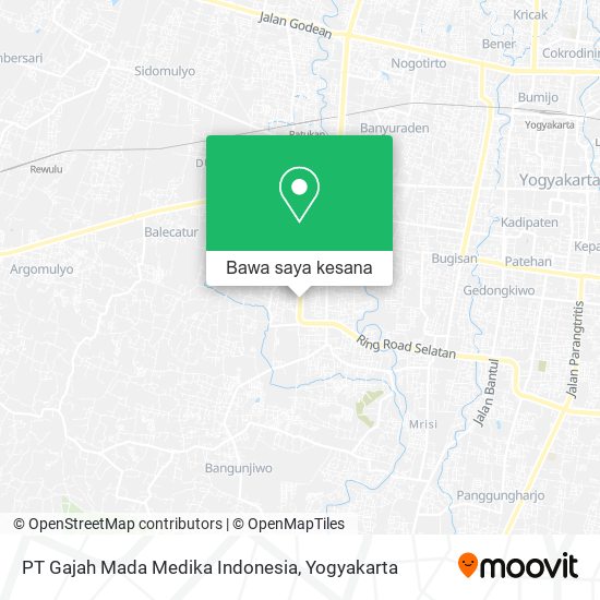Peta PT Gajah Mada Medika Indonesia