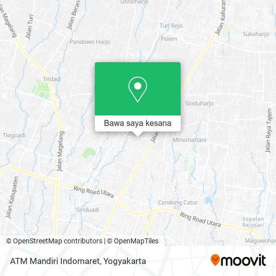 Peta ATM Mandiri Indomaret