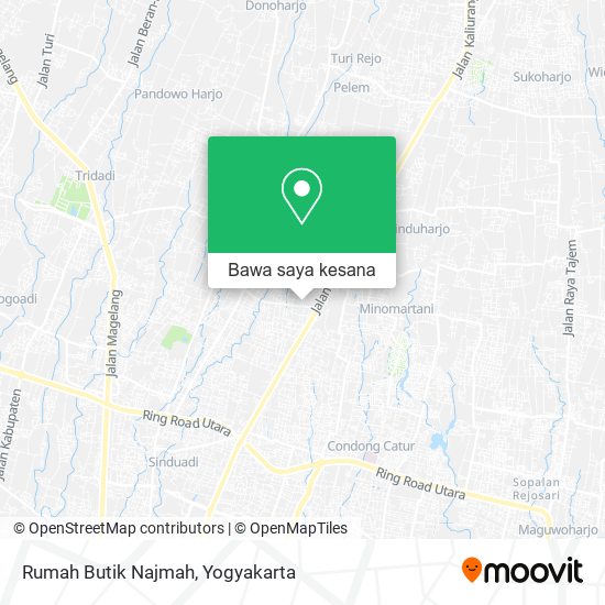 Peta Rumah Butik Najmah