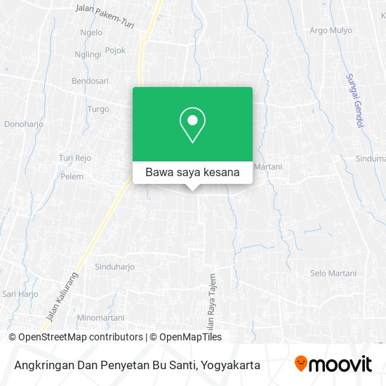 Peta Angkringan Dan Penyetan Bu Santi