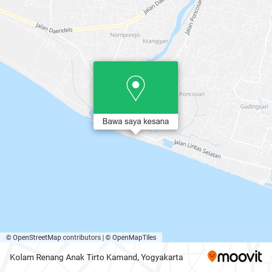 Peta Kolam Renang Anak Tirto Kamand