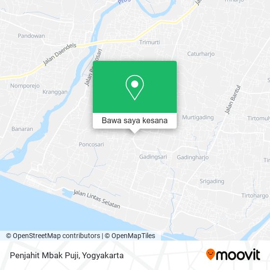 Peta Penjahit Mbak Puji