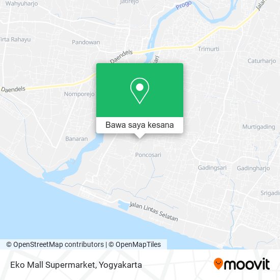 Peta Eko Mall Supermarket