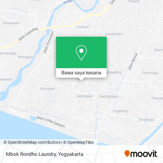 Peta Mbok Rondho Laundry