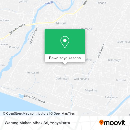 Peta Warung Makan Mbak Sri