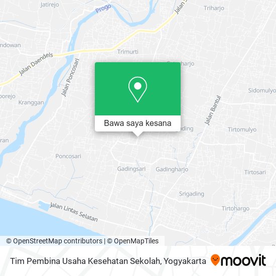 Peta Tim Pembina Usaha Kesehatan Sekolah
