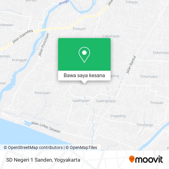 Peta SD Negeri 1 Sanden