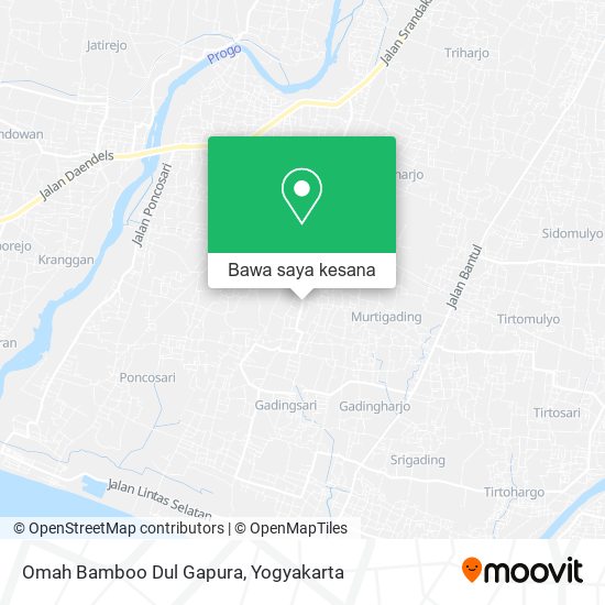 Peta Omah Bamboo Dul Gapura