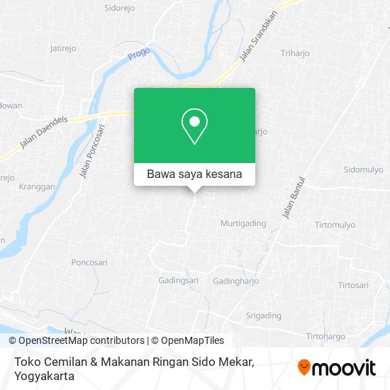 Peta Toko Cemilan & Makanan Ringan Sido Mekar
