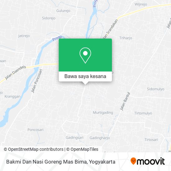 Peta Bakmi Dan Nasi Goreng Mas Bima