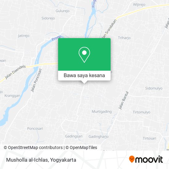Peta Musholla al-Ichlas