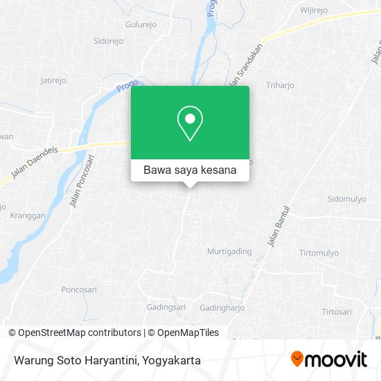 Peta Warung Soto Haryantini