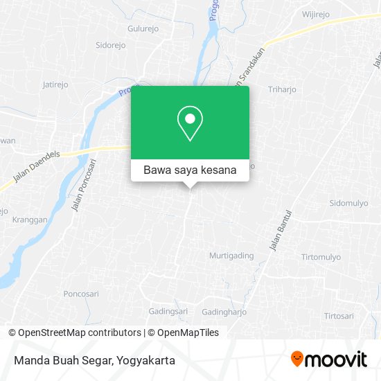 Peta Manda Buah Segar