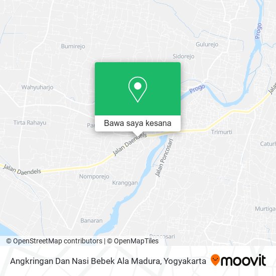 Peta Angkringan Dan Nasi Bebek Ala Madura