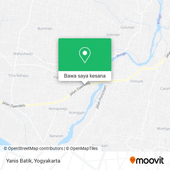 Peta Yanis Batik