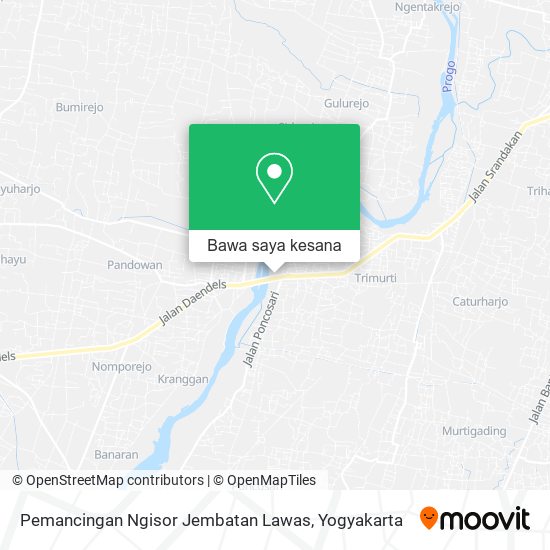 Peta Pemancingan Ngisor Jembatan Lawas