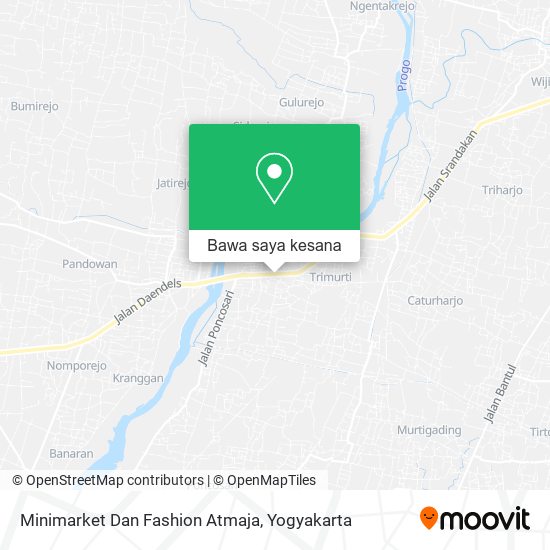 Peta Minimarket Dan Fashion Atmaja