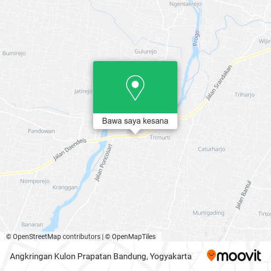 Peta Angkringan Kulon Prapatan Bandung