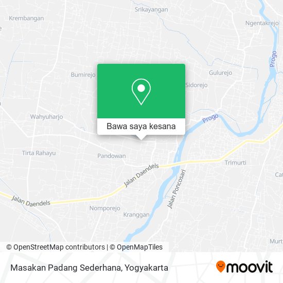 Peta Masakan Padang Sederhana