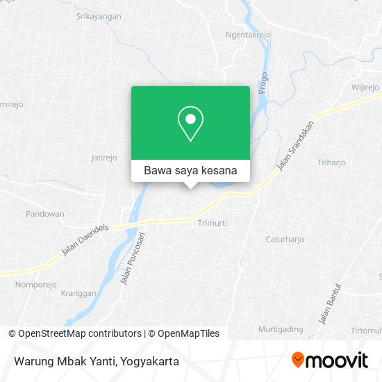 Peta Warung Mbak Yanti