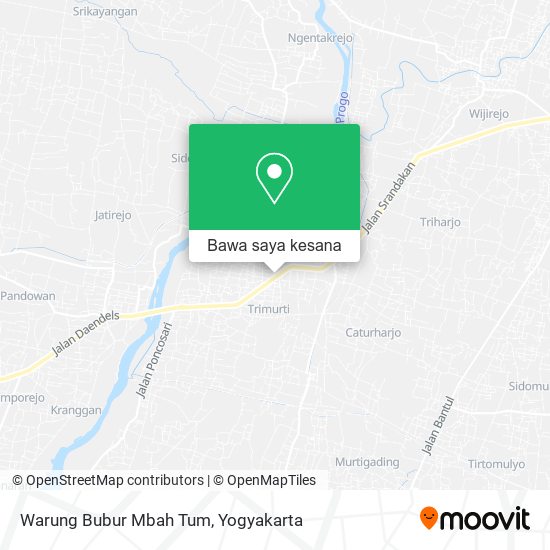 Peta Warung Bubur Mbah Tum