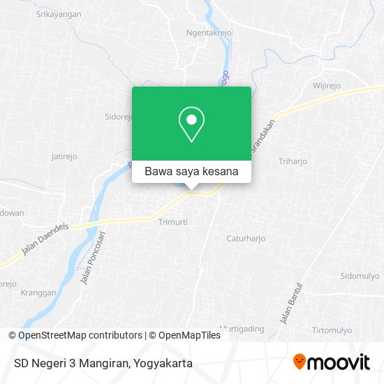 Peta SD Negeri 3 Mangiran