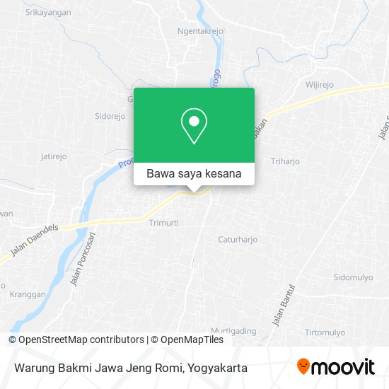 Peta Warung Bakmi Jawa Jeng Romi