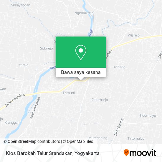 Peta Kios Barokah Telur Srandakan