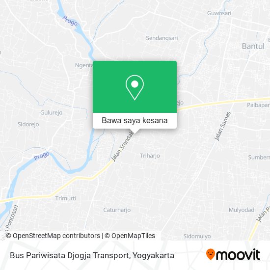 Peta Bus Pariwisata Djogja Transport